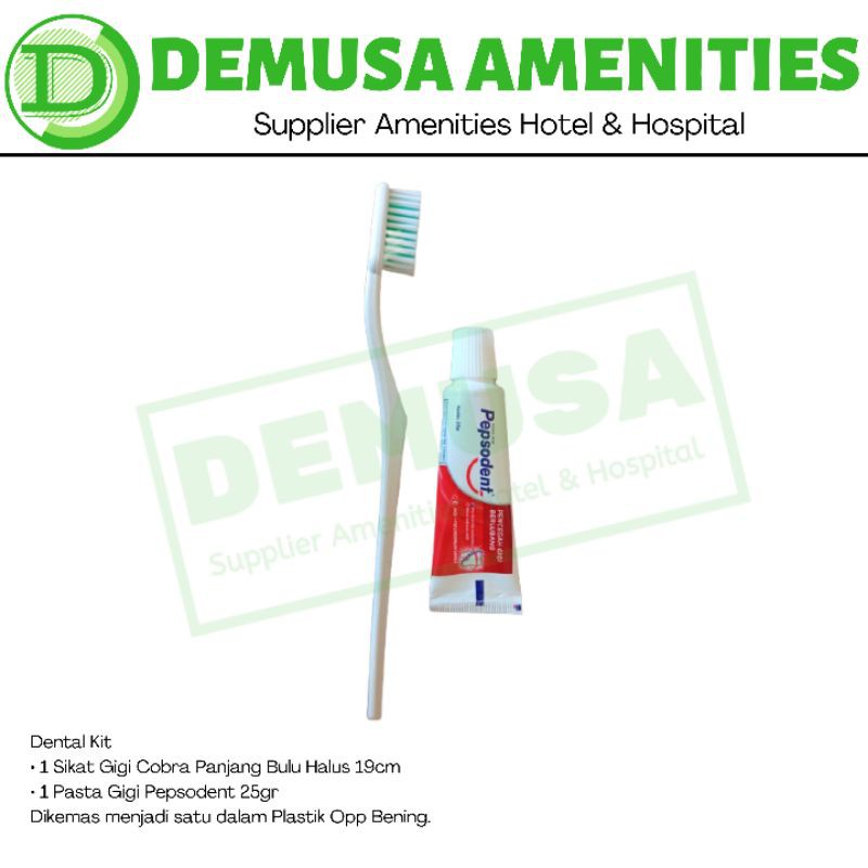 Dental Kit Hotel/Travelling Sikat Panjang (Amenities)
