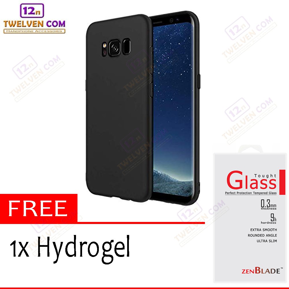 Case Slim Matte Softcase Samsung S8 Plus - Free Hydrogel Antigores