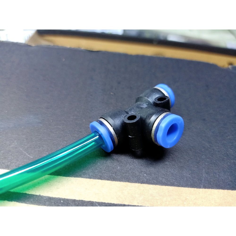 Konektor T 6mm Keni T Sambungan Selang T Airator Selang Co2