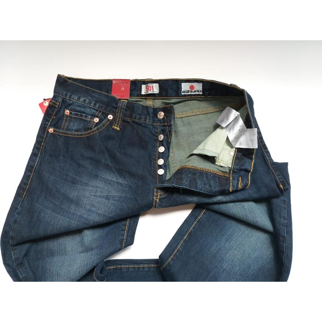  Celana  Panjang Jeans Pria Levis  501 Original Made  in Japan  