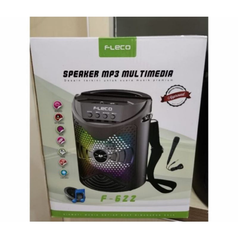 Speaker Bluetooth Fleco F-622 bonus mic