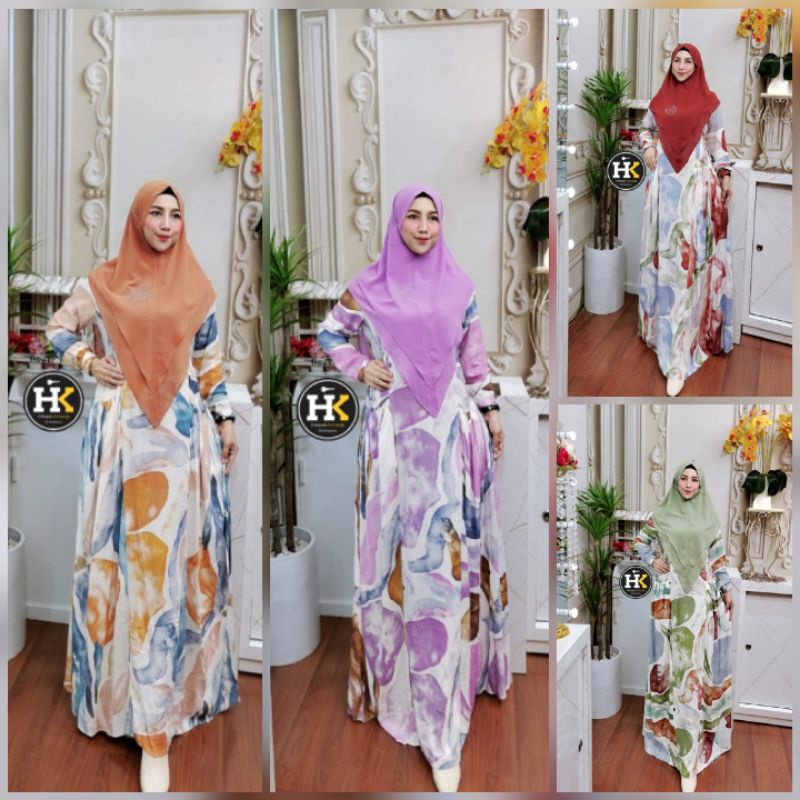 Gamis Syari set ✓✓ Home Dress Harapan Keluarga By Dermawan_adm10