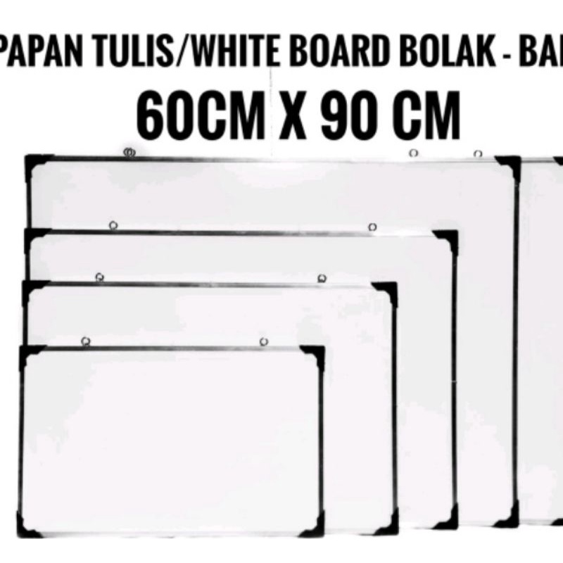 

PAPAN TULIS WHITE BOARD BOLAK BALIK.