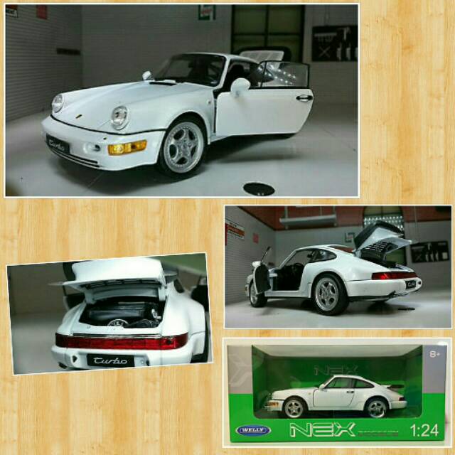 Diecast Welly Nex Skala 24 Porsche 964 Turbo