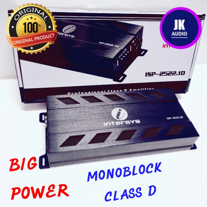 Power Monoblock Intersys ISP 2522.1D Class D power Monoblock Garansi Resmi
