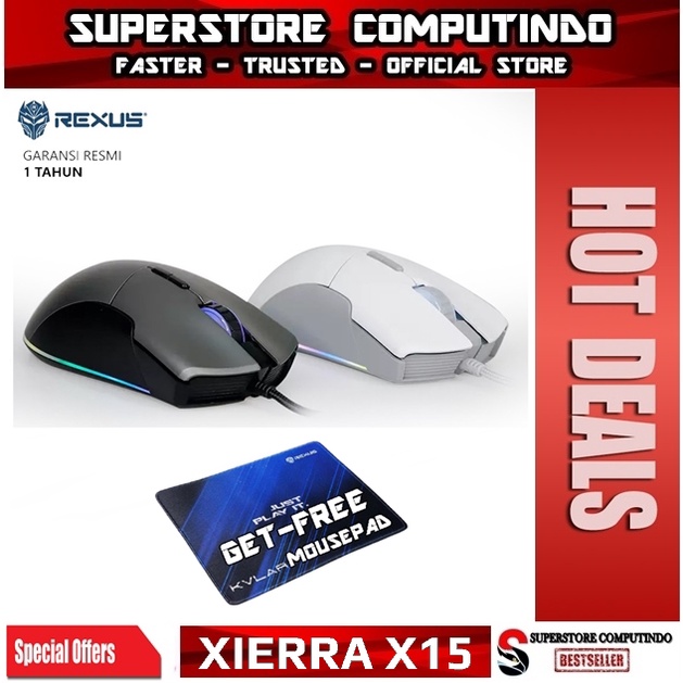 Rexus Xierra X15 RGB Gaming Mouse