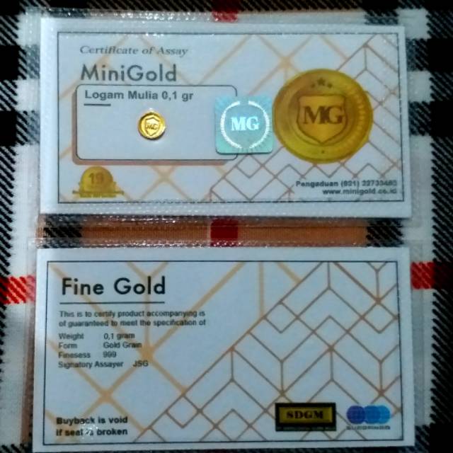 Minigold 0,1 gram