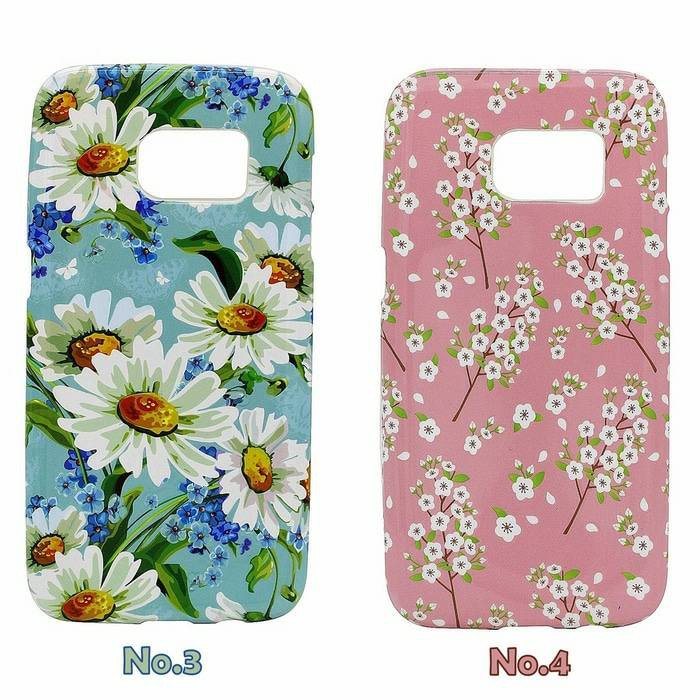 Soft Case Fancy Samsung Galaxy S7 Edge Aru Original Motif Bunga