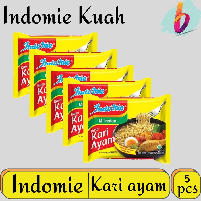 

Indomie Kari ayam 5 Pcs