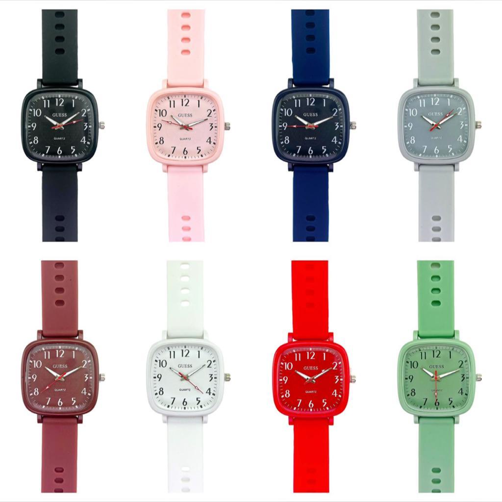 (SS) Jam Tangan Fashion Wanita Strap Rubber G-222