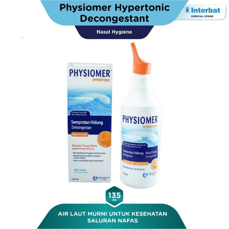 Physiomer Normal Jet / Hygiene Decongestant Nasal Spray / Semprot Hidung