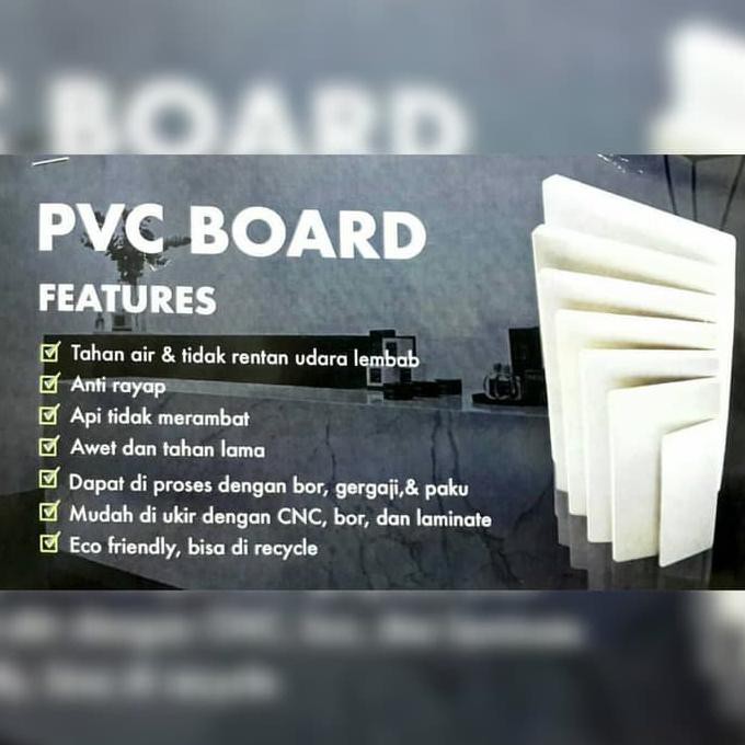 Baru Pvc Celuka Foam Board Plastik Pvc Pengganti Plywood Triplek Anti Rayap Qr0685 Shopee Indonesia