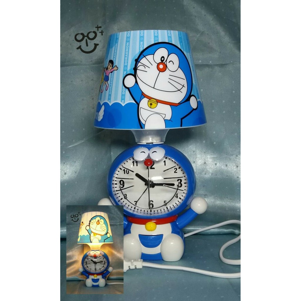 Lampu Tidur Jam Weker Karakter Lampu Tidur Tudung Lampu Kamar Tidur Keropi Doraemon Rilakuma