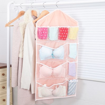 Travelmate Hanging Organizer underware pouch tempat penyimpanan serbaguna Bra Celana dalam kaos kaki