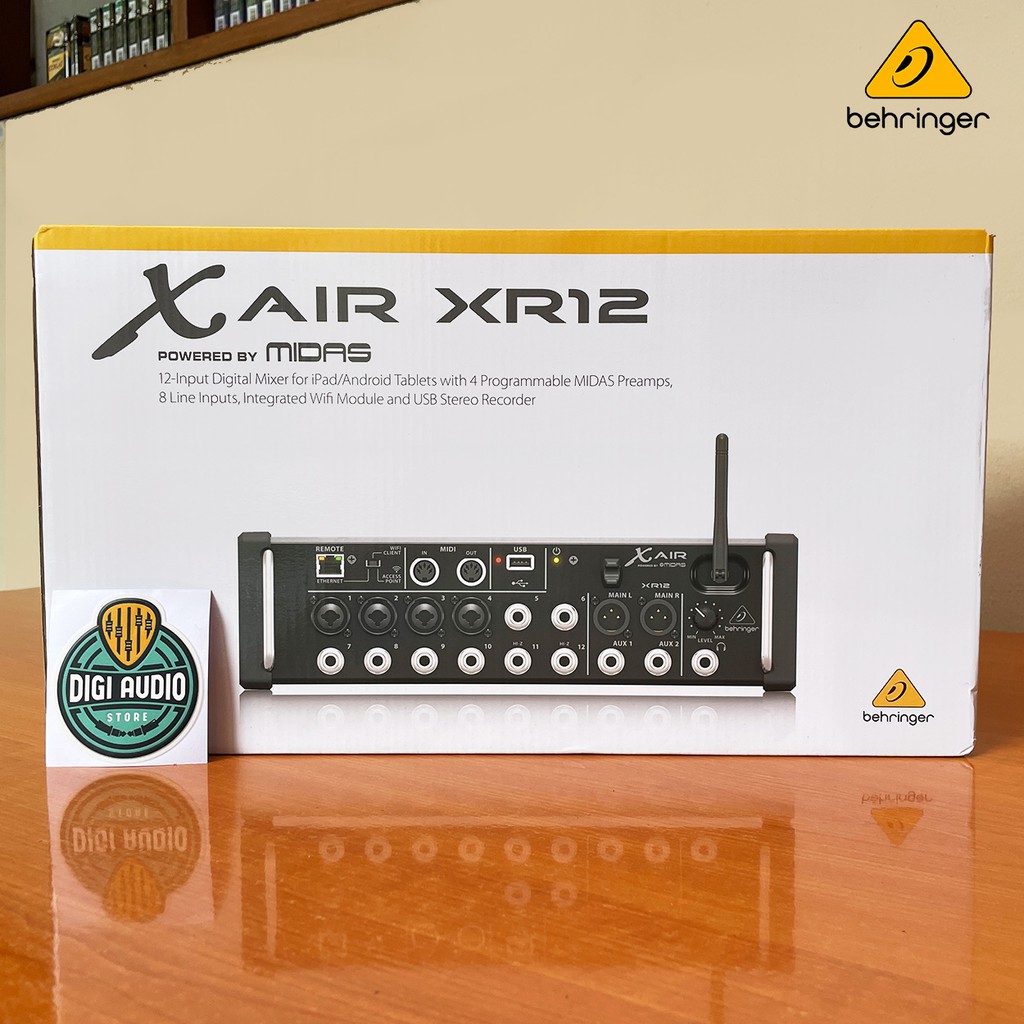 Jual Audio Mixer Digital Behringer XAir XR12 12 input Channel Wifi