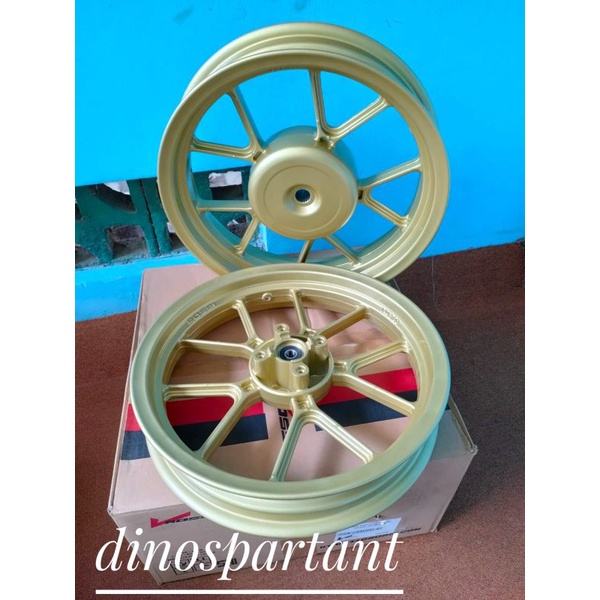 velg velk palang y calisto vrossi gold putih vario beat genio honda 110 scopy matic all 110