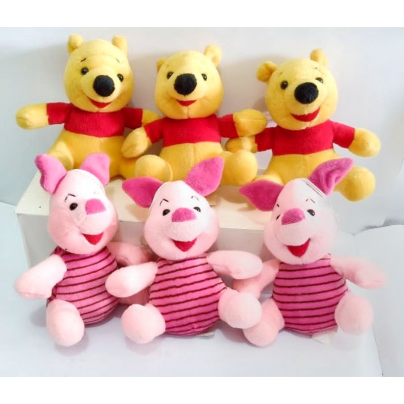 boneka tempel kaca karakter mickey/minie/donald/pooh/tiger