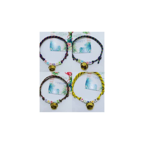 Kalung Kucing Tali Perusik Free 6 Huruf