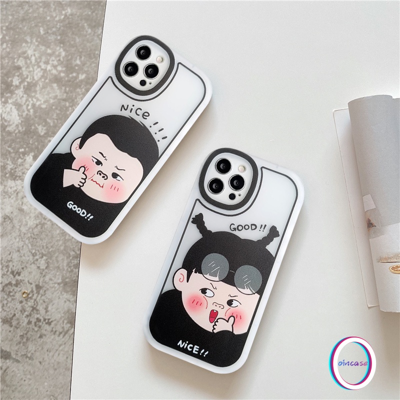 Soft Case TPU Motif Kartun Chubby Untuk IPhone 13 12 11 Pro Max 6s 6 Plus XS Max 7 8 Plus X XR SE 2020