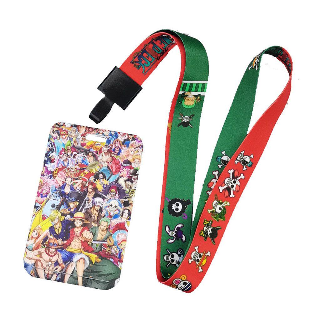 QUINTON Gifts Protective Cover Cute ID Bus Cards Cover Luffy Card Holder Luffy Multi-Function Japanese Anime Cartoon Nami Hot Blood Anime Cards Sleeve