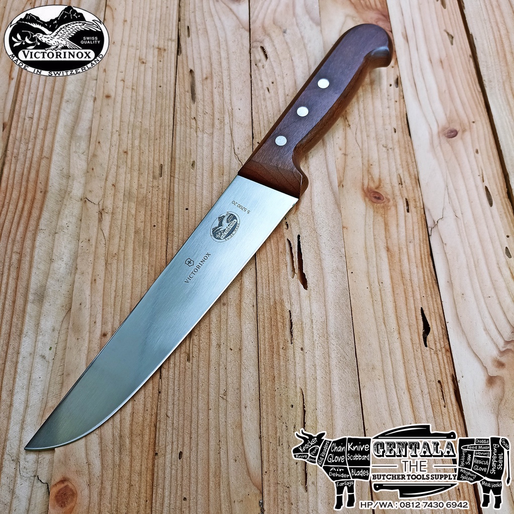 Pisau Butcher Victorinox 20cm Rosewood Handle