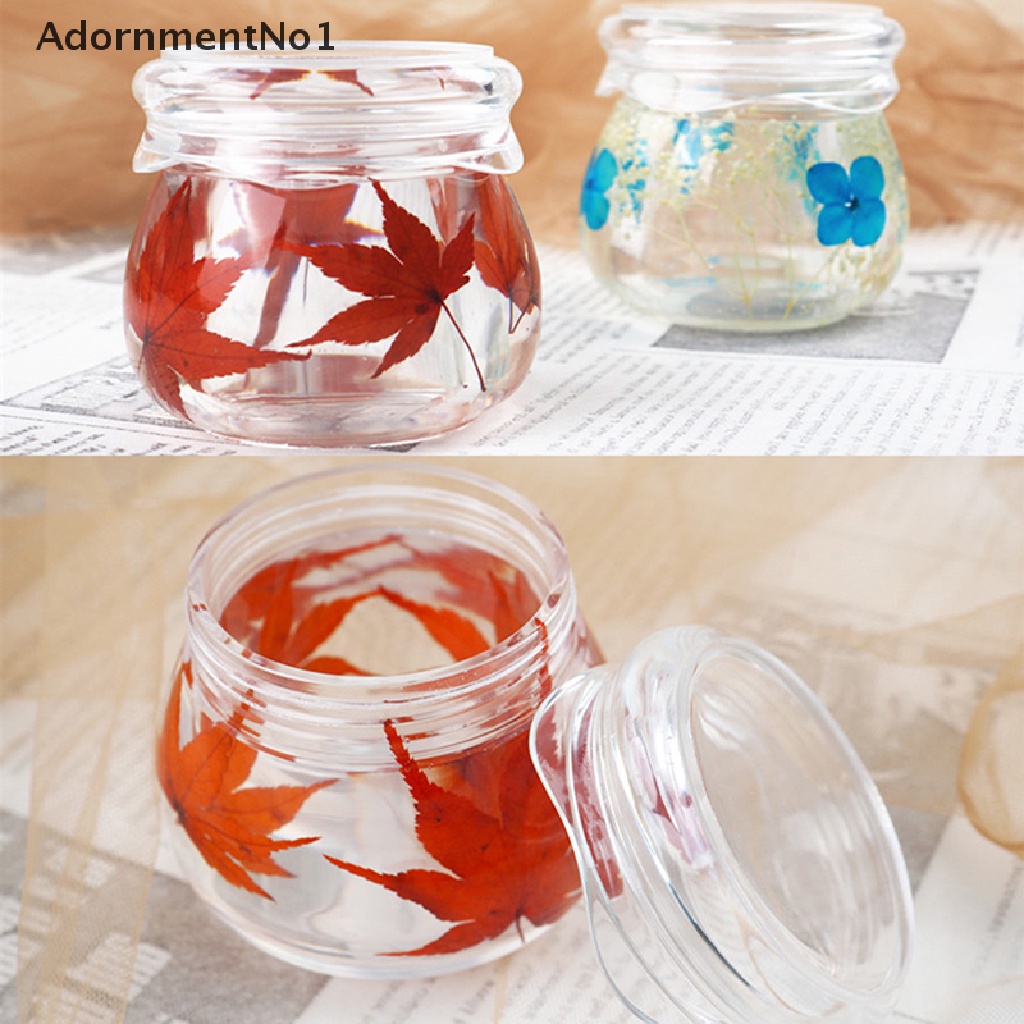 (AdornmentNo1) 1 Set Cetakan Kristal Epoxy Resin Bahan Silikon Untuk Pudding DIY