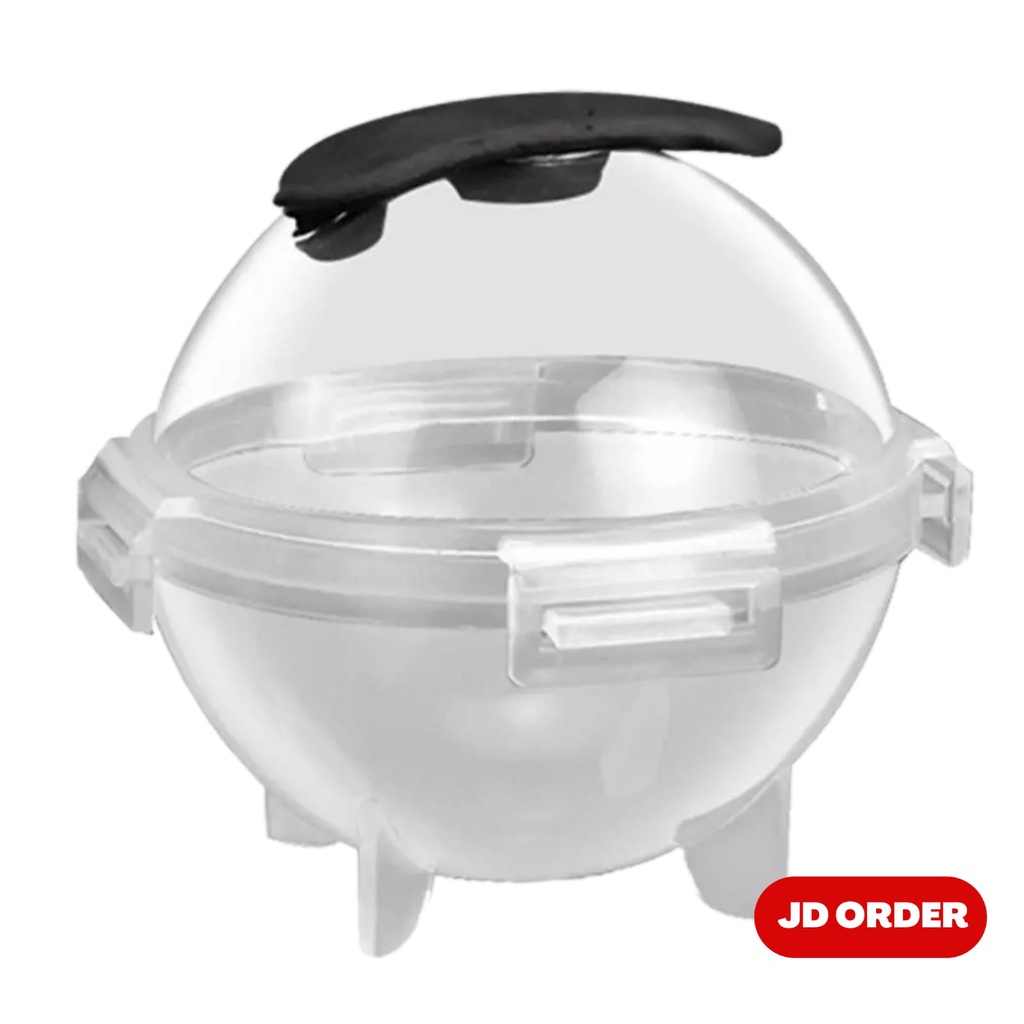 Cetakan Es Batu Bulat Silikon Plastik Ice Maker Ball