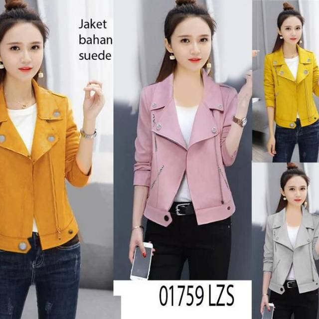 Jaket suede Suede
Bahan suede tebal ld90 fit L import