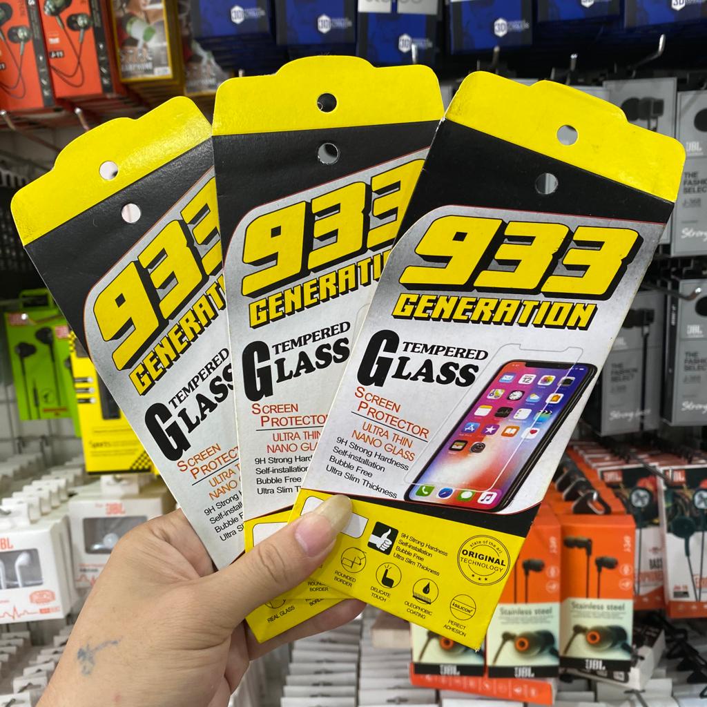 (ba) Packingan Tempered Glass Anti Gores 933 Screen Guard Packing