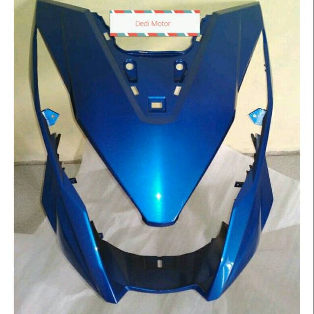 Tameng depan beat street biru