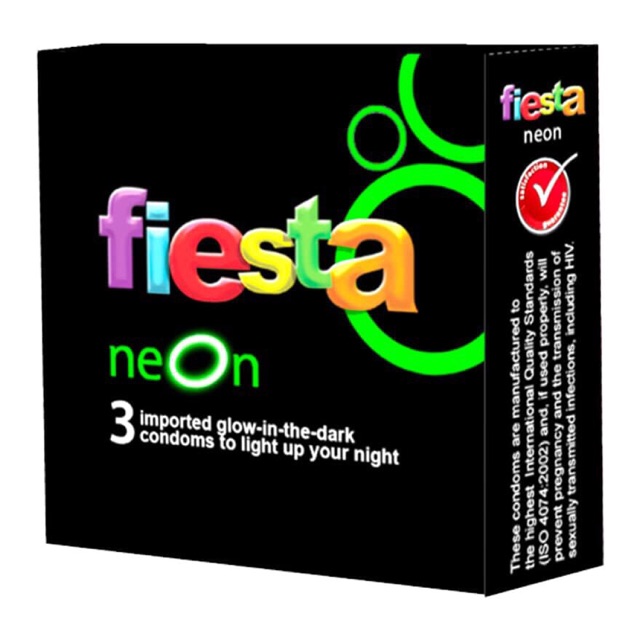 Kondom fiesta neon/ glow in the dark isi 3