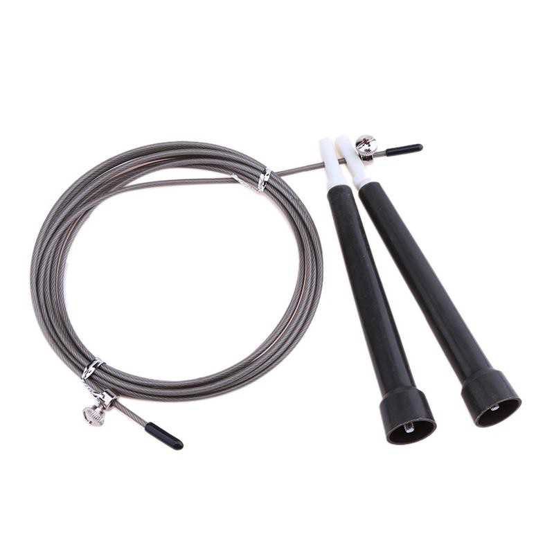 Paling Dicari ! HEONYIRRY Tali Skipping Jump Rope Steel Wire Bearing 3M - D053