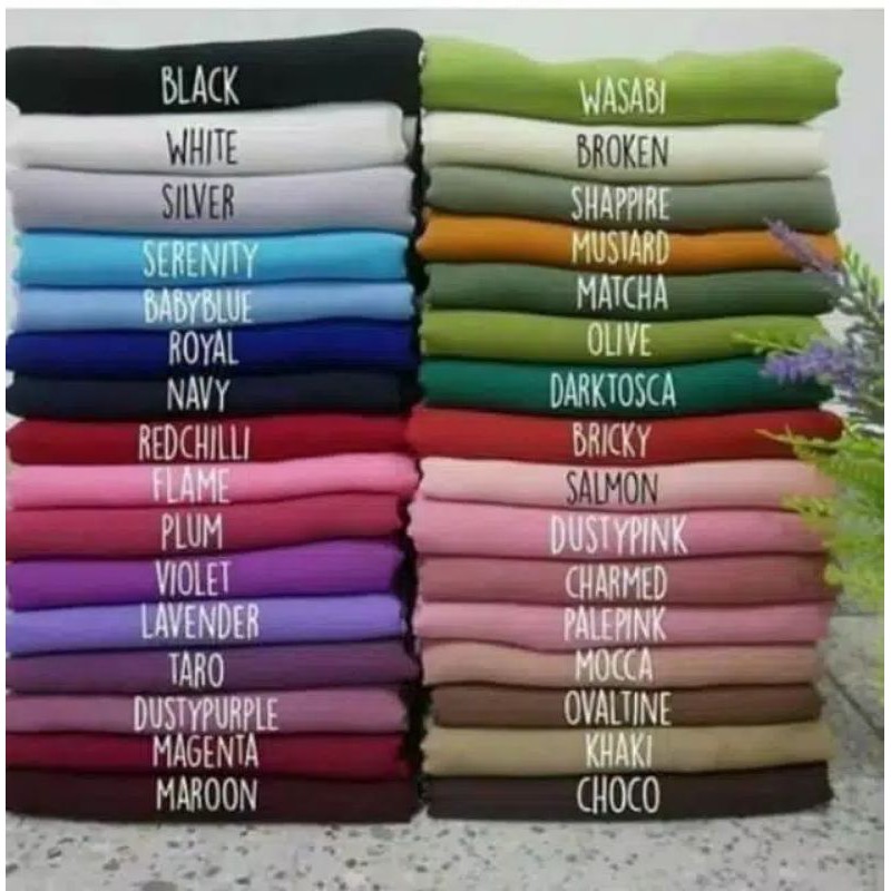 Hijab Segi Empat Paris Polos , Hijab Paris standar 110x110