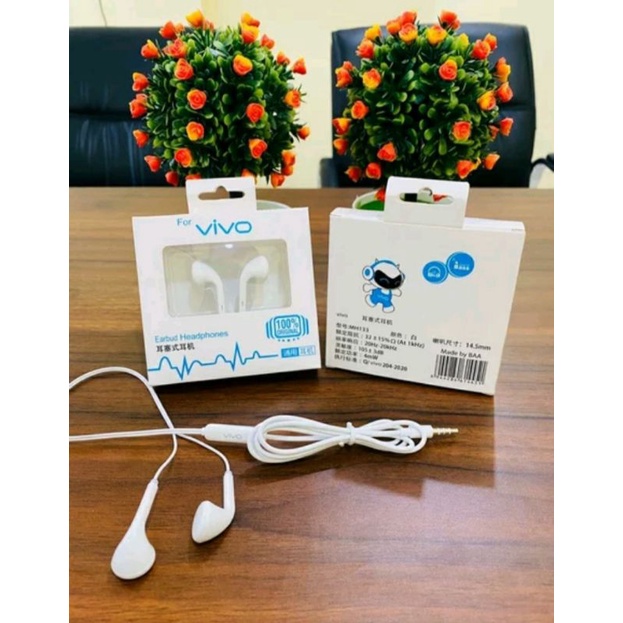 handsfree headset earphone handset Vivo Earphone Original New