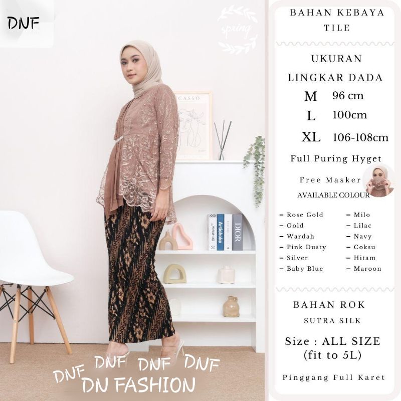 COD - KEBAYA MODERN - KEBAYA WISUDA - KEBAYA PESTA - KEBAYA AKAD - KEBAYA BRUKAT - KEBAYA TILLE - SETELAN KEBAYA - STELAN KEBAYA - KEBAYA - SETELAN AURORA - KEBAYA CANTIK - TERLARIS