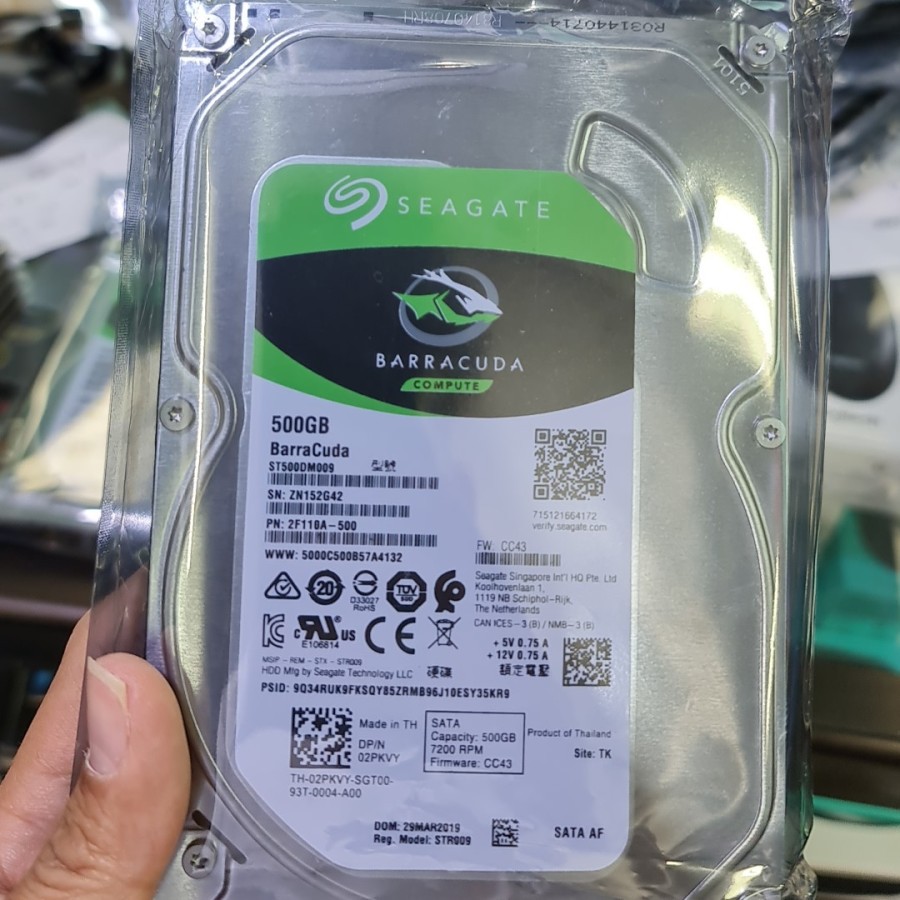 HDD Hardisk 500gb seagate baracuda HDD 3.5