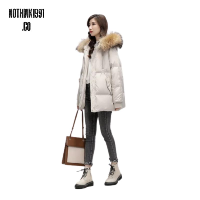 NOTHINK1991 jaket winter wanita mantep bulu cewe jaket hoodie bulu tebal hangat jaket coat wanita korban style