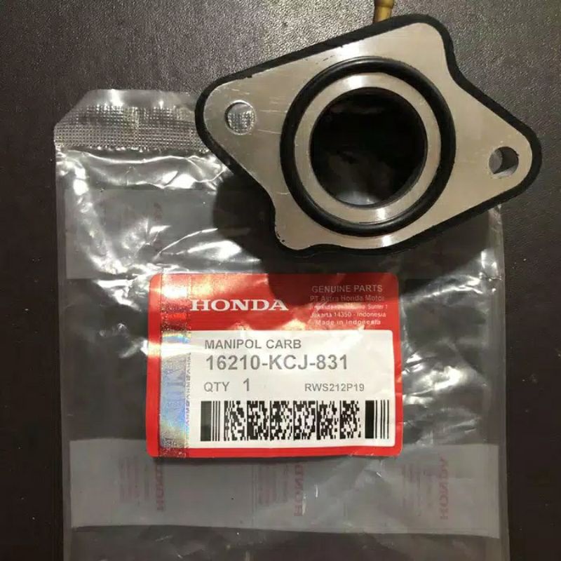 Intake Karet Manipol Manipul Manifold Honda Tiger Revo Tirev Original AHM