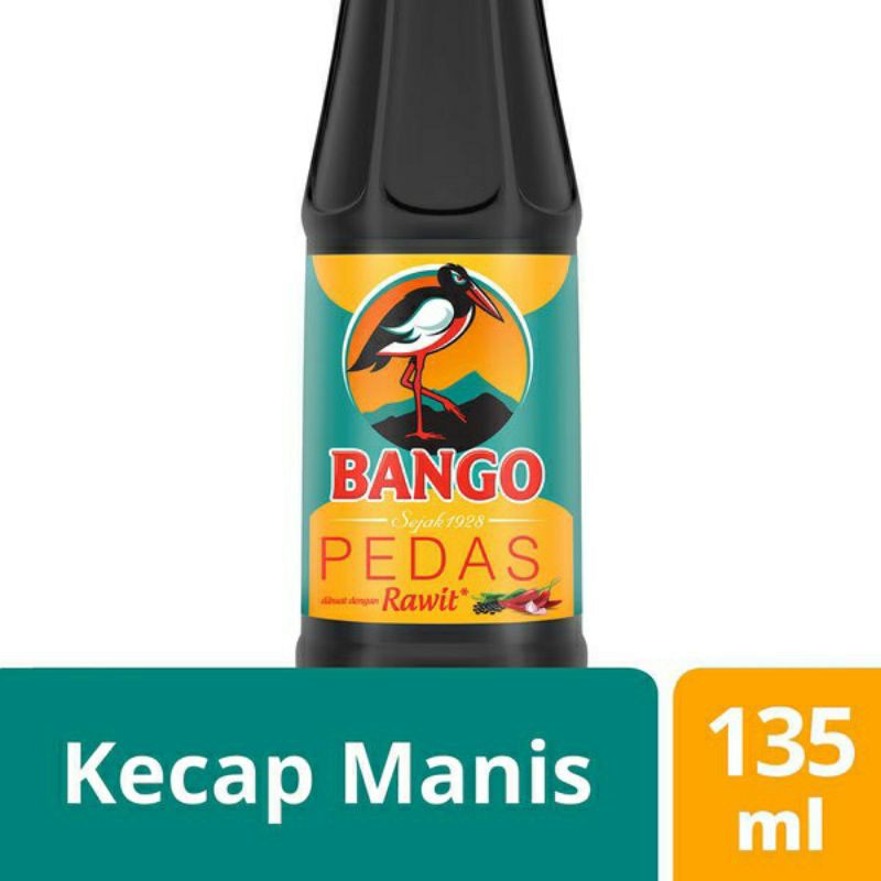 Bango Kecap Manis Pedas Botol 135 ml