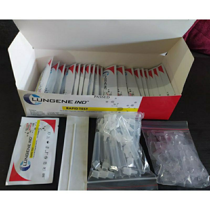 

Alat Test Swab Antigen Mandiri merek Lungene Ind