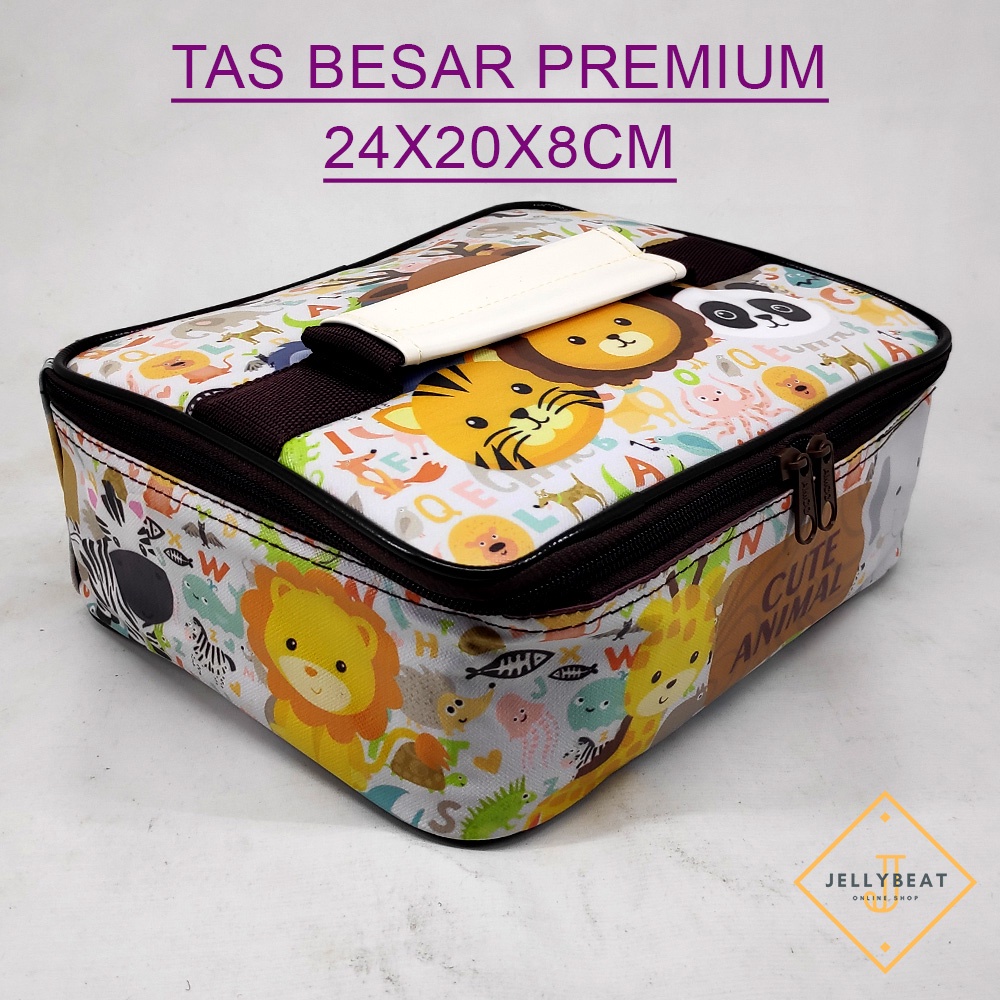 TAS BEKAL BESAR PREMIUM SINGLE (24x20x8cm) - ANIMAL