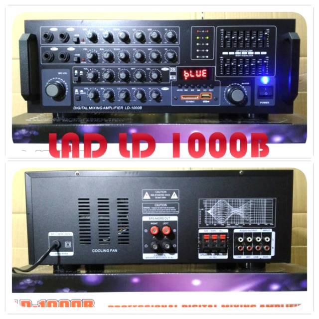 power mixer amplifier ATL 4 Channel LD-1000B