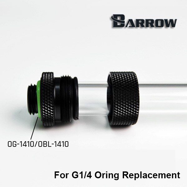 BARROW OBL-1410 Hard Tube Fitting G1/4 O-Ring (Per PCS)