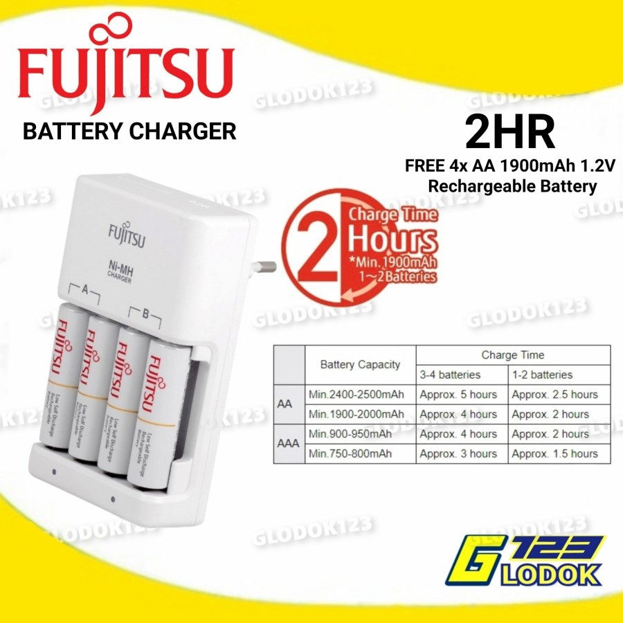 Quick Fast Charging Charger Baterai Isi Ulang Batre AA A2 AAA A3