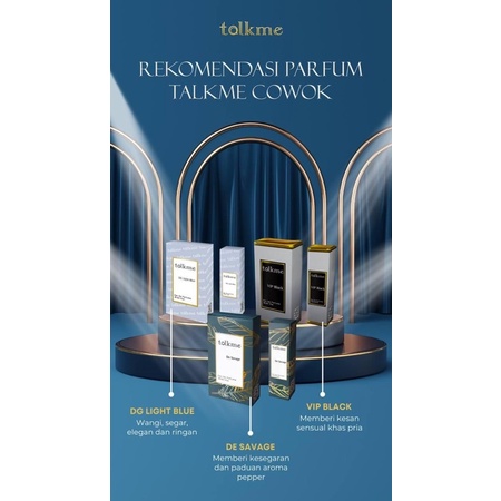 PARFUME TALKME ORIGINAL 6ML &amp; 30ML ROLL ON SPRAY READY BEST SELLER