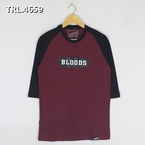 Kaos Distro Reglan 3/4 Bloods 4659