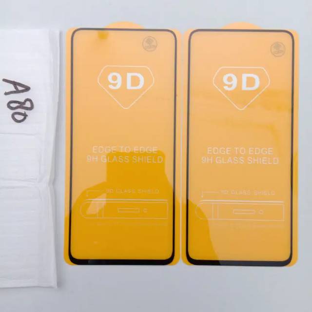 Tempered glass samsung A80 antigores full cover