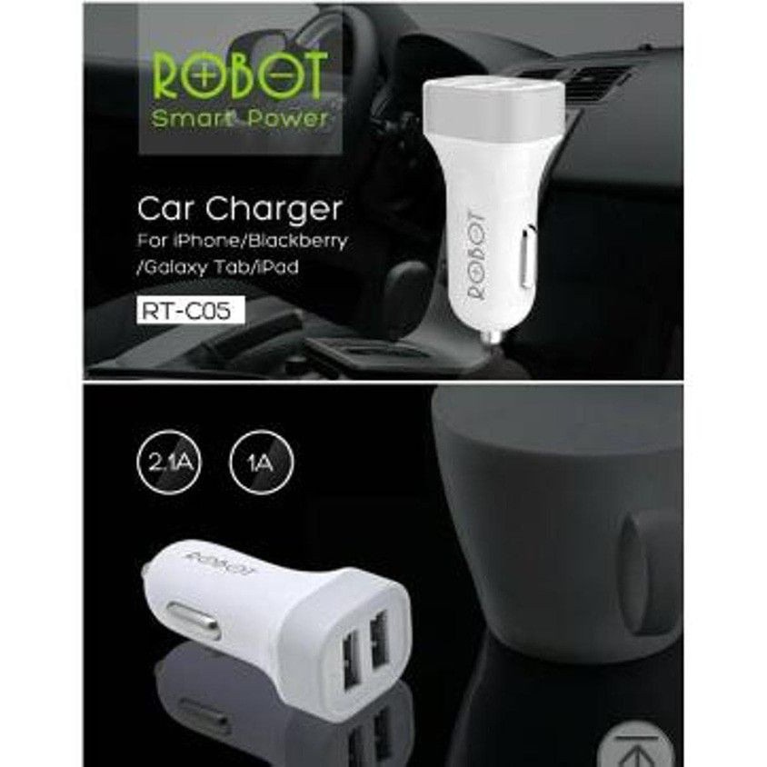 SAVER ROBOT RT-C05S CAR CHARGER CHARGER MOBIL