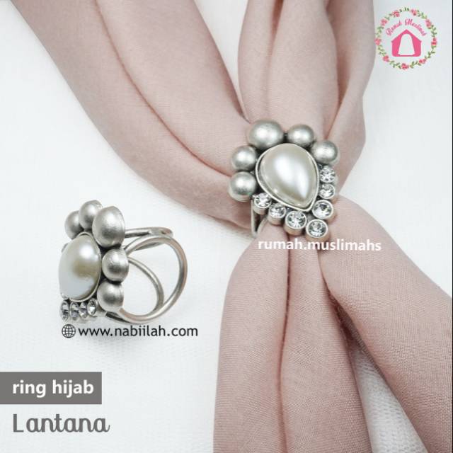 Bros cincin jilbab turki LANTANA ring hijab cincin scarf brooch import original asli turkey