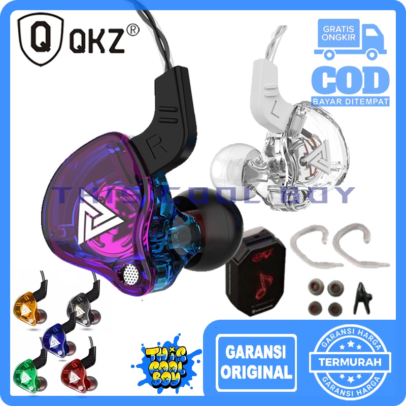 Jual Cod Gratis Ongkir Qkz Ak Earphone Gaming Ada Mic Earbud